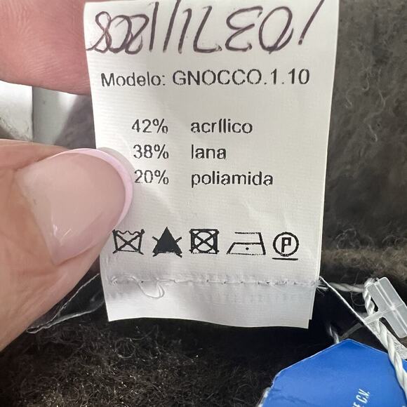 Womens Wool Blend Scarf Shawl Wrap Made in Italy Brown Green Big Luxury Elegant - Picture 7 of 7